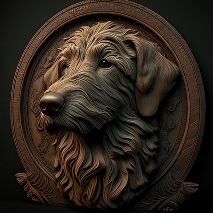 نموذج ثلاثي الأبعاد لآلة CNC ألعاب انتقام st Wolfhound من لعبة Gray Dog